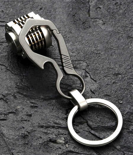 Luxury Titanium Keychain - Ultra Lightweight Carabiner for Men