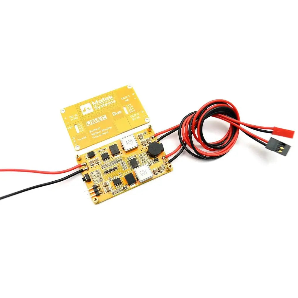 Matek System UBEC DUO 4A 5V~12V & 5V For RC Quadcopter RC Airplane RC Multicopter UBEC Power Model by InterCyprus Trading Ltd