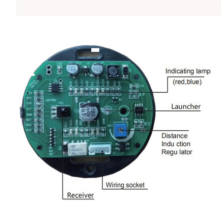 LUCKING R8E Infrared Exit Button &ndash; No Touch Release LED