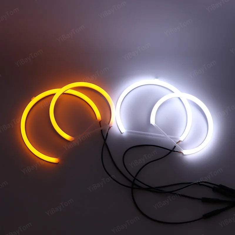 LED Switchback Angel Eye Ring για BMW X5 E53 2004 2006