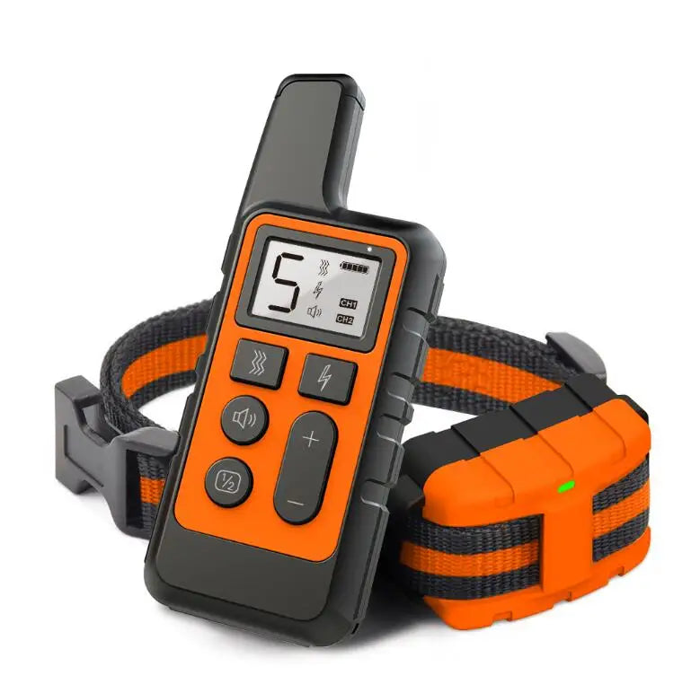 Pet Dog Training Collar Waterproof Remote Control Rechargeable LCD
