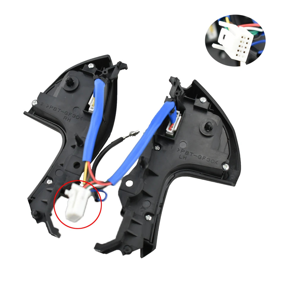 Buton de comutare pentru volan din metal și plastic pentru Toyota Hilux