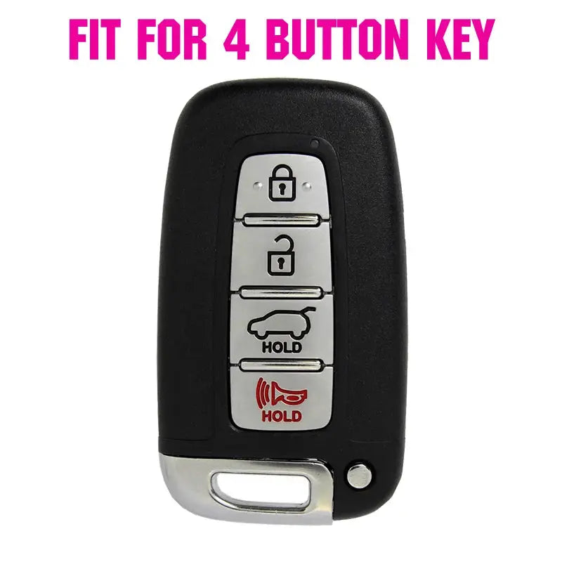 Silicone Key Case Cover For Hyundai Azera/Grandeur Elantra Genesis I30 Sonata Equus Tucson Volester Keyless Fob Shell Protector by InterCyprus Trading Ltd