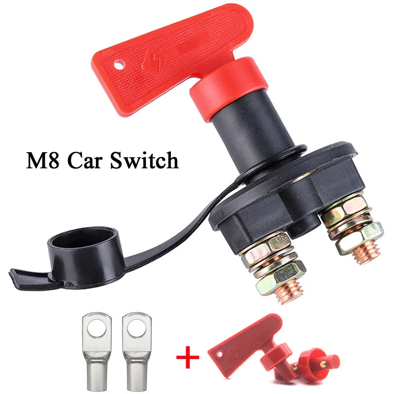 Universa Car Rotary Power Switch &ndash; High Current Battery Isolation M8 Car Switch / Universal / CHINA|Car power Switch|12V 24V