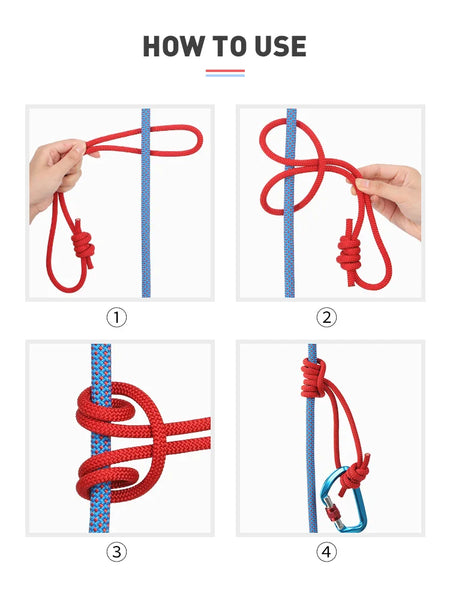 Xinda Outdoor 6mm Prusik Cord Rope 120cm &ndash; Heat Resistant