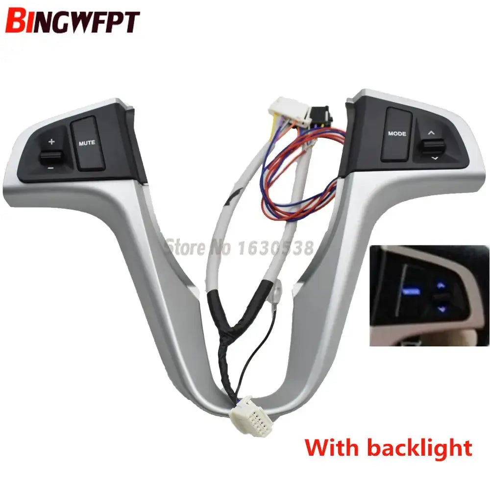 Steering Wheel Button For Hyundai VERNA SOLARIS 2010-2015 Audio Volume Music Control Switch Button With Backlight by InterCyprus Trading Ltd