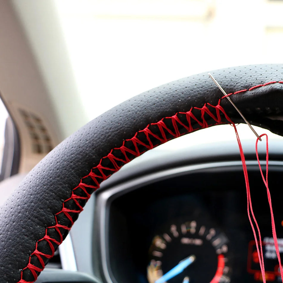 Vairo apdangalas Opel Astra H „Pasidaryk pats“ rinkinys iš PU dirbtinės odos su adatomis