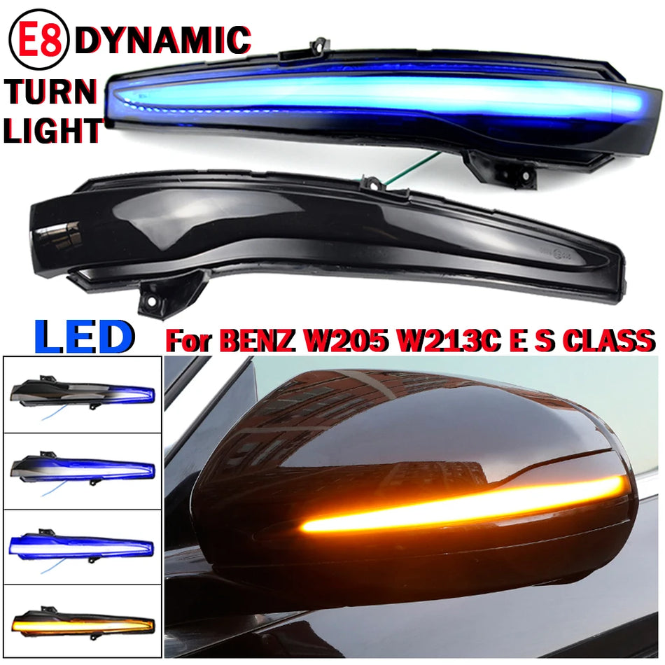 Lumină de semnalizare cu LED dinamic pentru Mercedes-Benz C-Class W205 W213 S W222