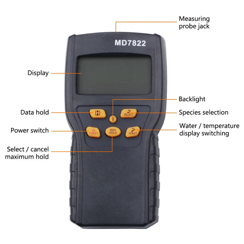 MD7822 Grain Moisture Meter &ndash; High Precision Humidity Meter