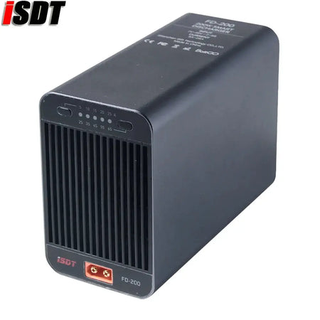 ISDT FD-200 200W 25A Support 2-8S Lipo Battery Wireless APP Control Discharger for RC Drone Car Boat Spare Parts by InterCyprus Trading Ltd