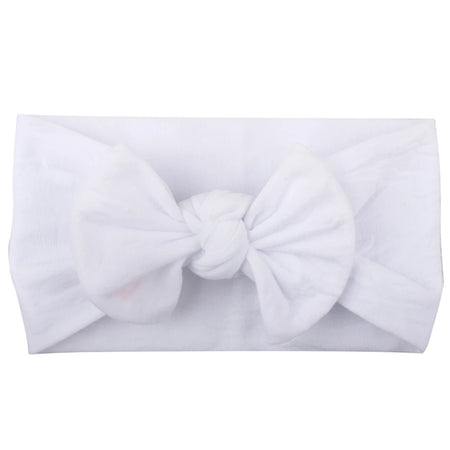 Cute Baby Girl Bowknot Headband - Soft Elastic Hair Accessory for Newborns and Toddlers 19