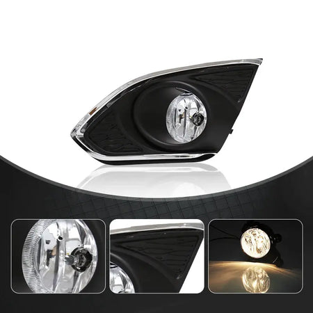 Led DRL Daytime Running Light Fog Lamp Assembly For Chevrolet Chevy Spark 2013 2014 2015 With Wires Harness Switch by InterCyprus Trading Ltd