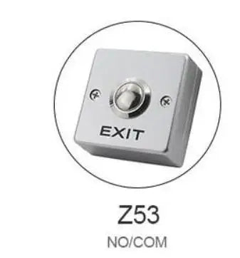 Zinc Alloy Exit Button Push Switch Door Sensor Z53 &ndash; Sturdy Z53