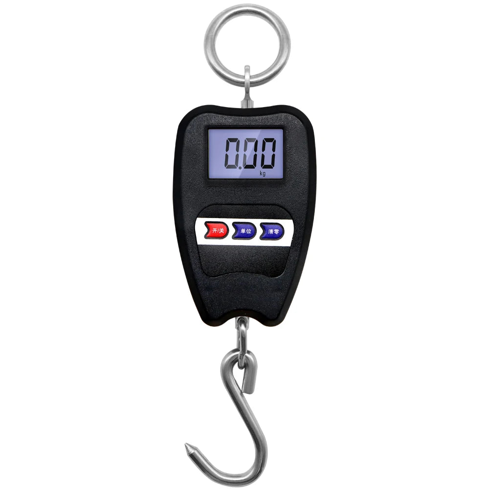 Juanjuan Mini Scales 200kg Hanging Crane Scale &ndash; Heavy Duty black