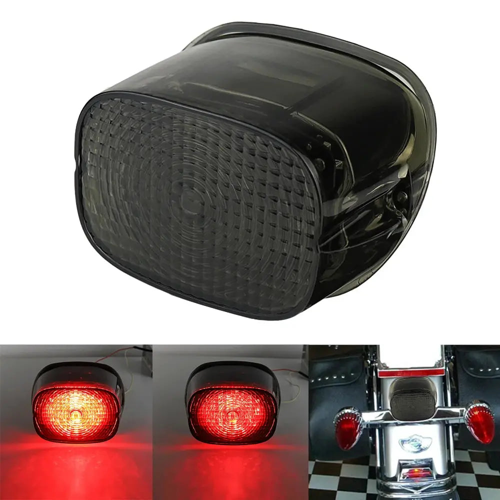 LED Rear Tail Light Motorcycle Taillights Brake Driving Light for 1999-Up Big Twin or Sportster models by InterCyprus Trading Ltd
