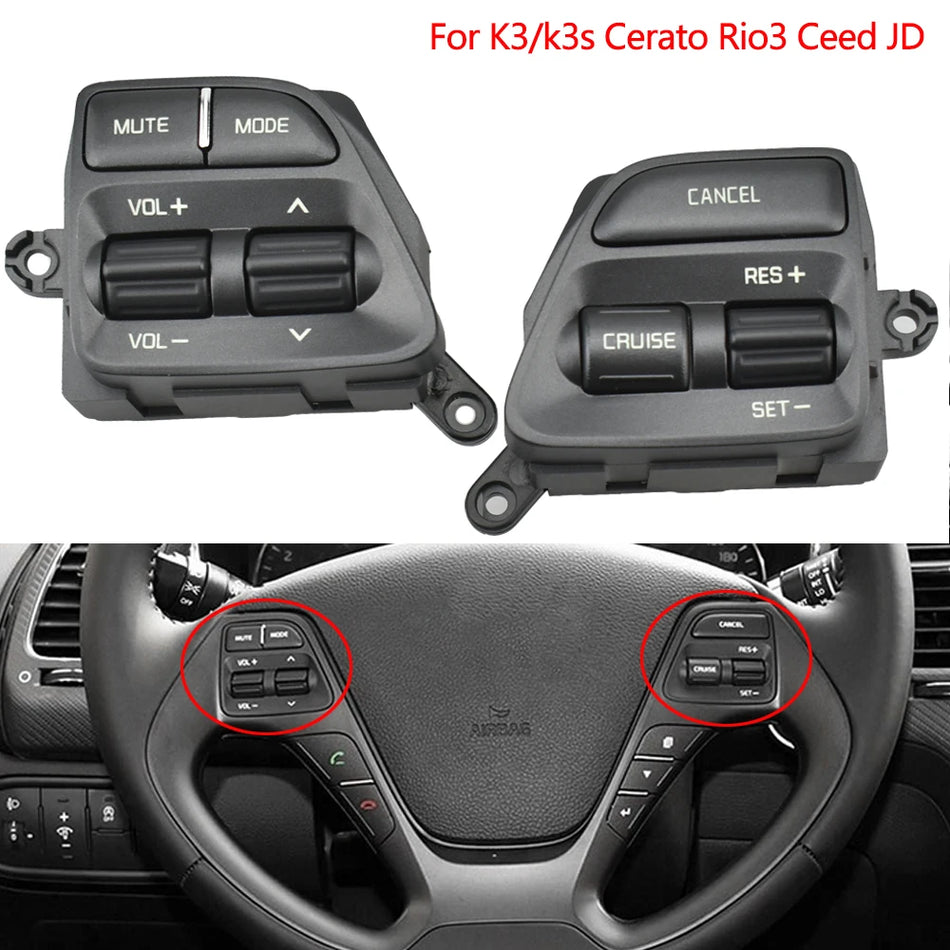 Gumb na volanu, večnamenski, za Kia Cerato K3 K3S Ceed Rio JD