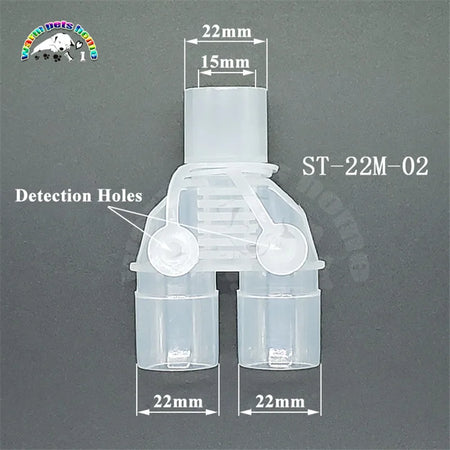 Anesthesia Breathing Circuit Connector &ndash; Corrugated Design