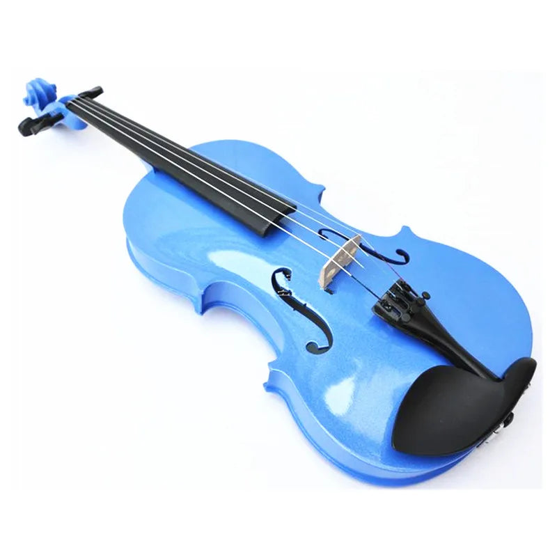 Blue 1/4 Violin Handcrafted Violino &ndash; Superior Craftsmanship Default Title