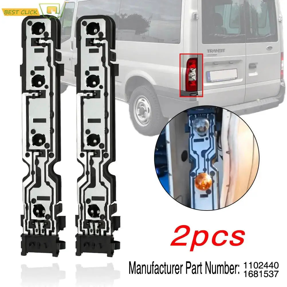 2Pcs Rear Tail Light Lamp Bulb Holder For Ford Transit MK6 MK7 2000 - 2014 Socket Lens Cluster Circuit Board Replacement 1102440 by InterCyprus Trading Ltd
