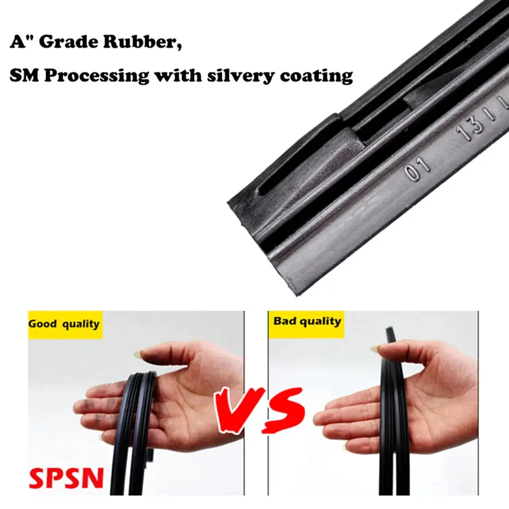 2pcs/lot Car Rubber Vehicle Insert Strips Wiper Blade Blades (Refill) 6mm/8mm 14'16'22'24'26' Car Accessories Soft Refills by InterCyprus Trading Ltd