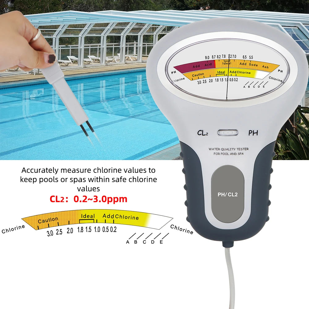 New 2 In 1 PH Chlorine Meter CL001 &ndash; PH Chlorine Tester