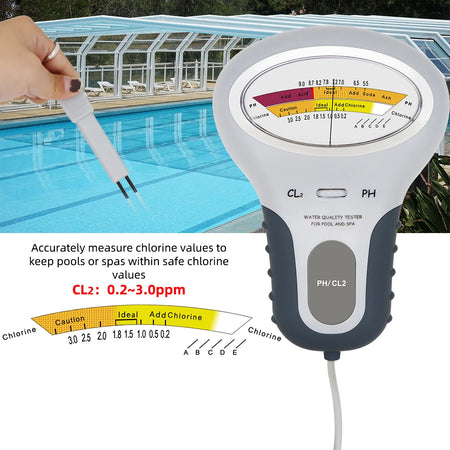 New 2 In 1 PH Chlorine Meter CL001 &ndash; PH Chlorine Tester