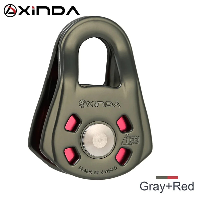 XINDA H-PU03 Pulley Carriage &ndash; High Strength 23kN Capacity Gray and Red