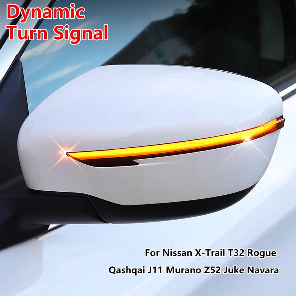 Dynamische LED-Blinklichter für Nissan X-Trail T32, Qashqai J11, Murano Z52