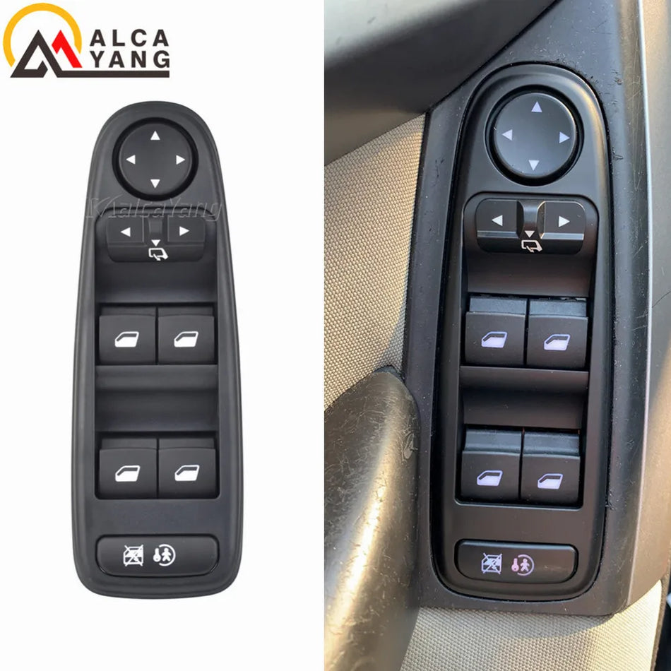 Interrupteur de fenêtre électrique ABS pour Citroën Peugeot C4 Picasso 6554YH