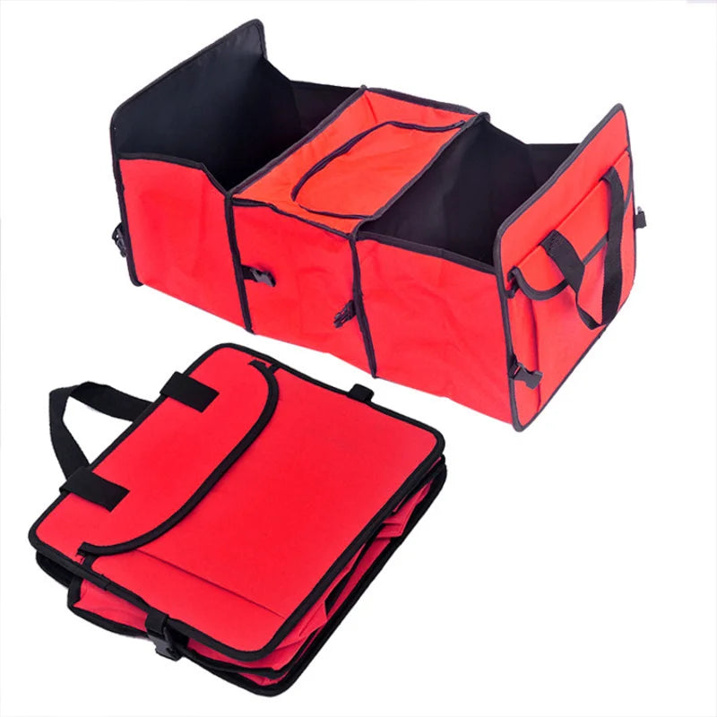 NarzrIe Universal Car Trunk Organizer - Soft Felt Multi-Pocket Storage Box