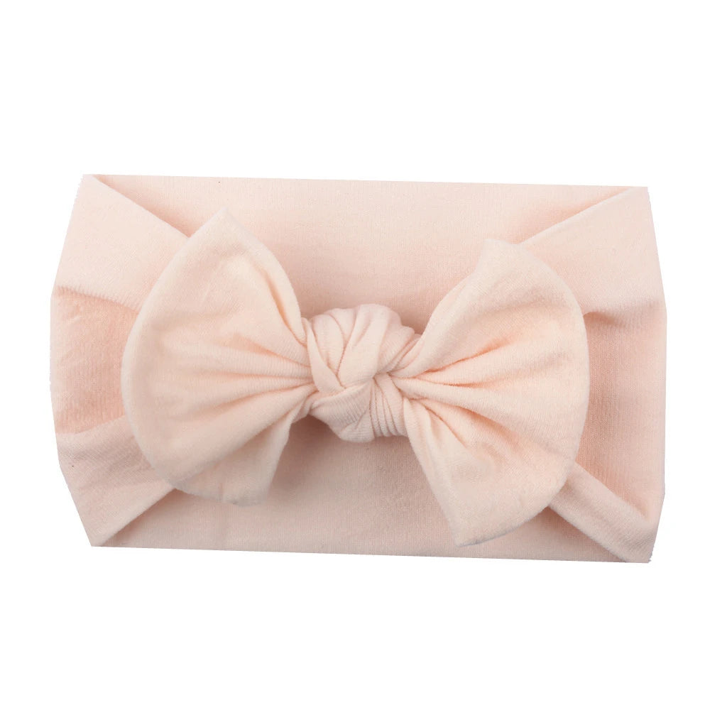 Cute Baby Girl Bowknot Headband - Soft Elastic Hair Accessory for Newborns and Toddlers 23