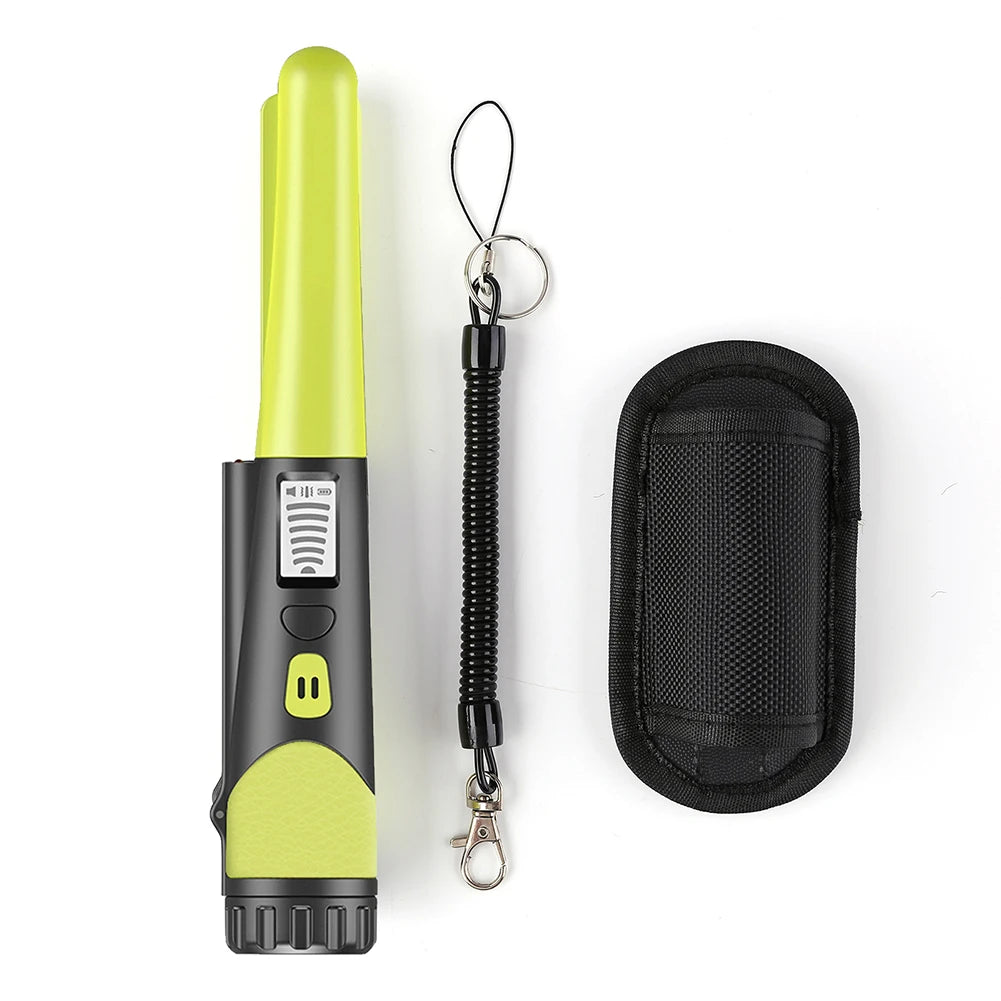 Handheld Metal Detector &ndash; Waterproof Transparent Case Yellow