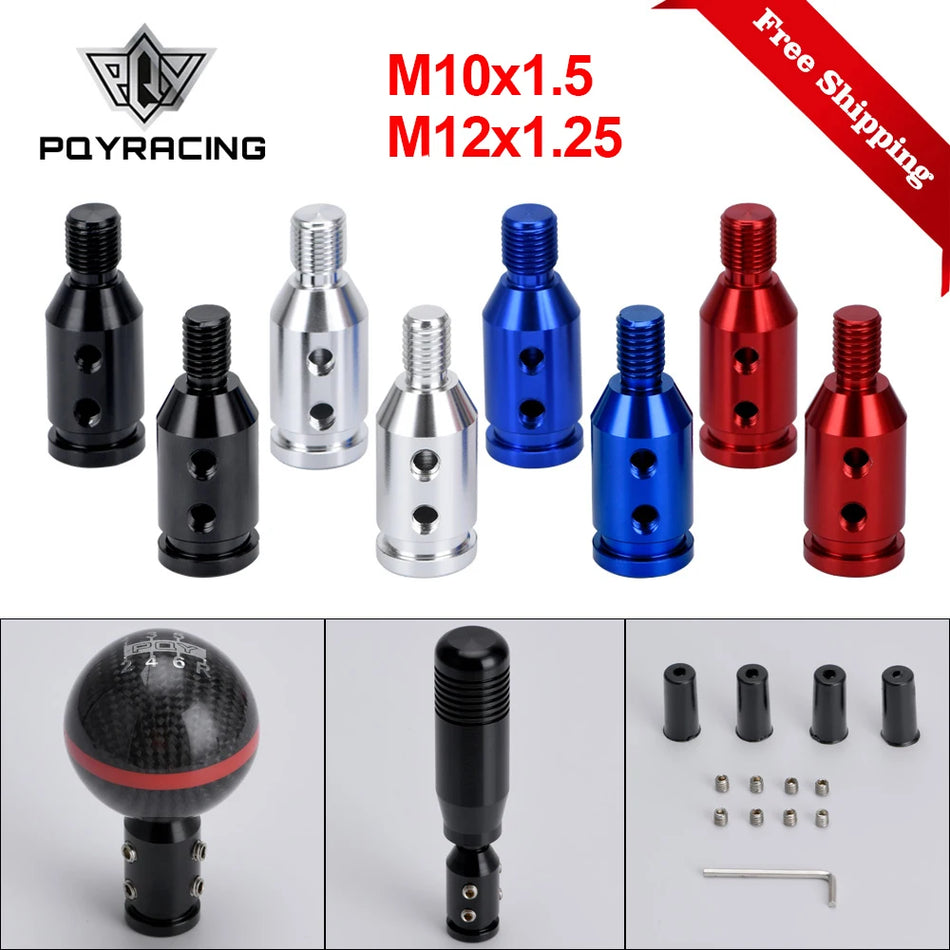 Adaptor universal pentru maneta de schimbare a vitezelor M10x1.5 și M12x1.25 din aluminiu