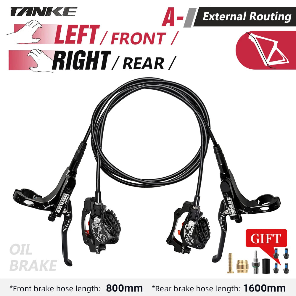 TANKE MTB TB-600 &ndash; 4-Piston Hydraulic Disc Brake With 160mm Rotor