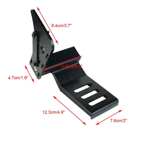Left Driver Side Foot Rest Pedal for Jeep Wrangler JL JLU 2018-2024 by InterCyprus Trading Ltd