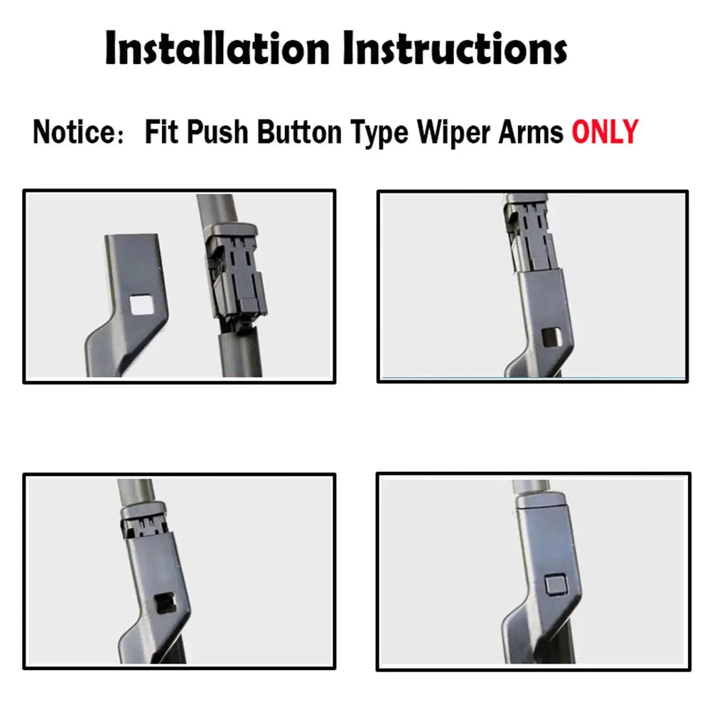 Misima 3Pcs Windshield Windscreen Wiper Blades For Peugeot 308 308SW T7 Front Rear Window 2007 2008 2009 2010 2011 2012 2013 by InterCyprus Trading Ltd