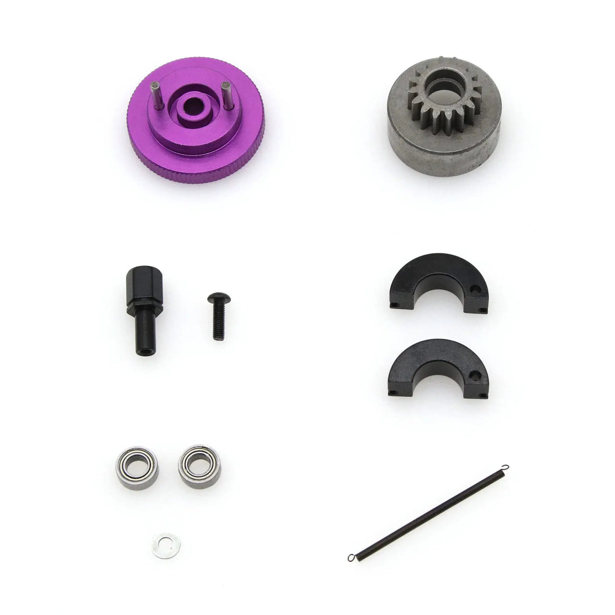 RC 14T / 16T-21T Gear Two Speed Clutch Set Bell Springs Flywheel Bearings Axle Engine Nut For 1/8 1/10 HSP RC Nitro Engine Car by InterCyprus Trading Ltd