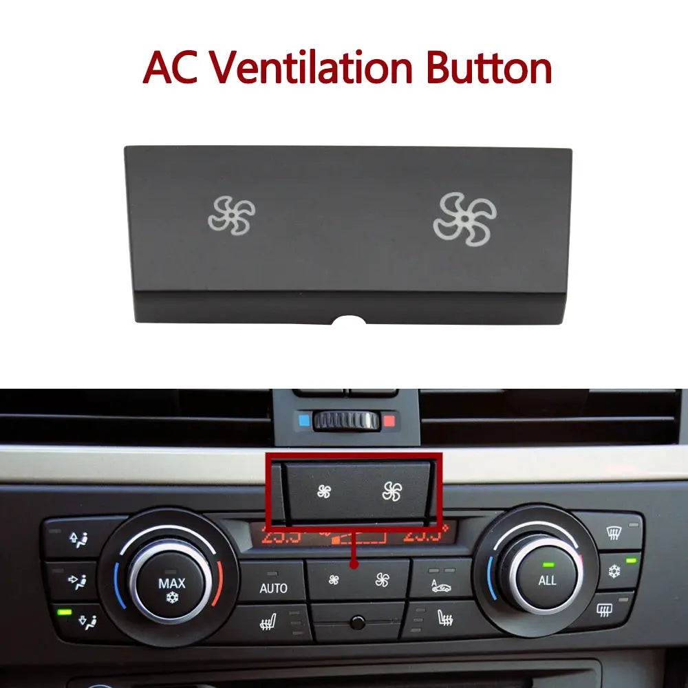 Car Air Conditioning AC Ventilation Adjust Switch Button For BMW 1 3 X1 X3 Series E82 E88 E84 E90 E91 E92 E93 F25 64119344143 by InterCyprus Trading Ltd
