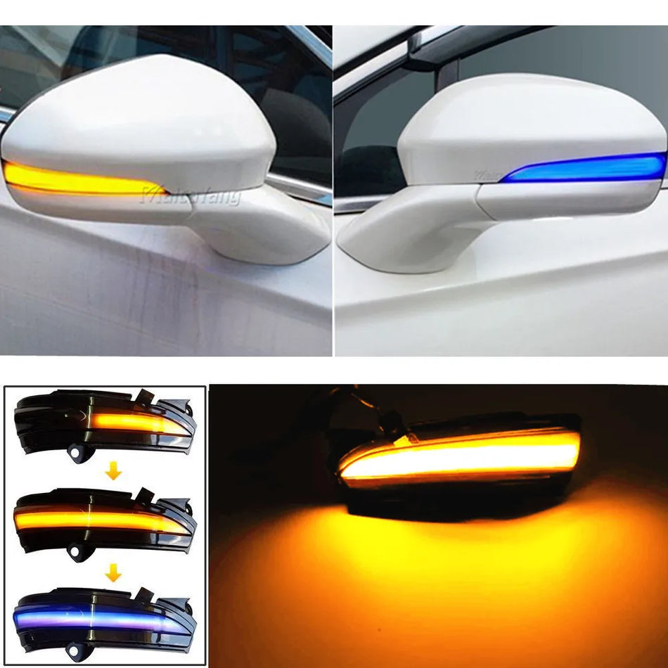 Clignotants LED dynamiques pour rétroviseur latéral pour Ford Fusion Mondeo 2013-2018