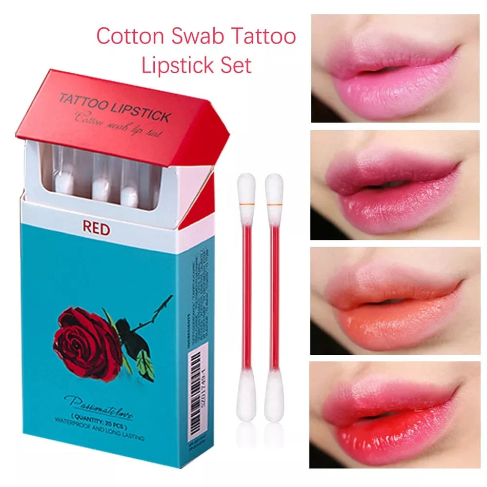 20pcs Non-Stick Waterproof Lip Stain Set