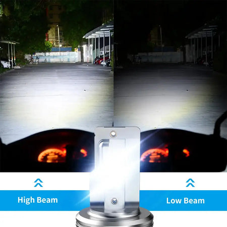 Bevinsee H4 LED Headlight Hi Lo 6000K 3000Lm Nonpolarity