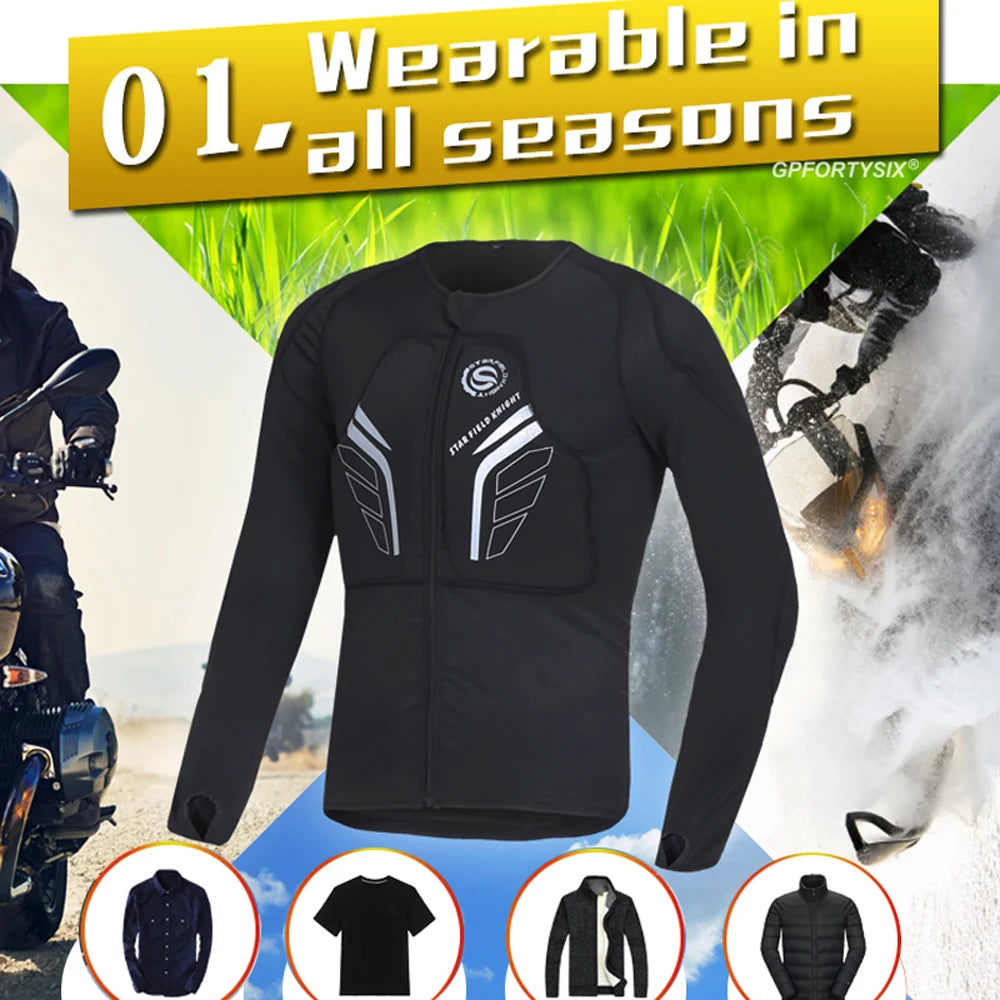 Star Field Knight Off-Road Motorcycle Armor Jacket