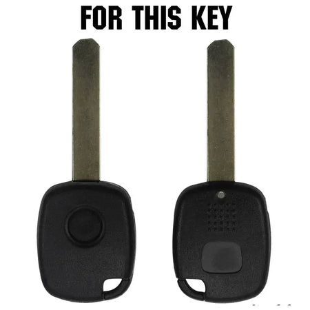 1 Button Silicone Car Key Case For Honda CR-V Odyssey Fit City Civic Accord Cover Keyless Remote Fob Shell Jacket Protector by InterCyprus Trading Ltd