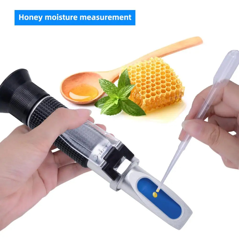 Honey Moisture Refractometer THE01533C &ndash; ATC Accuracy