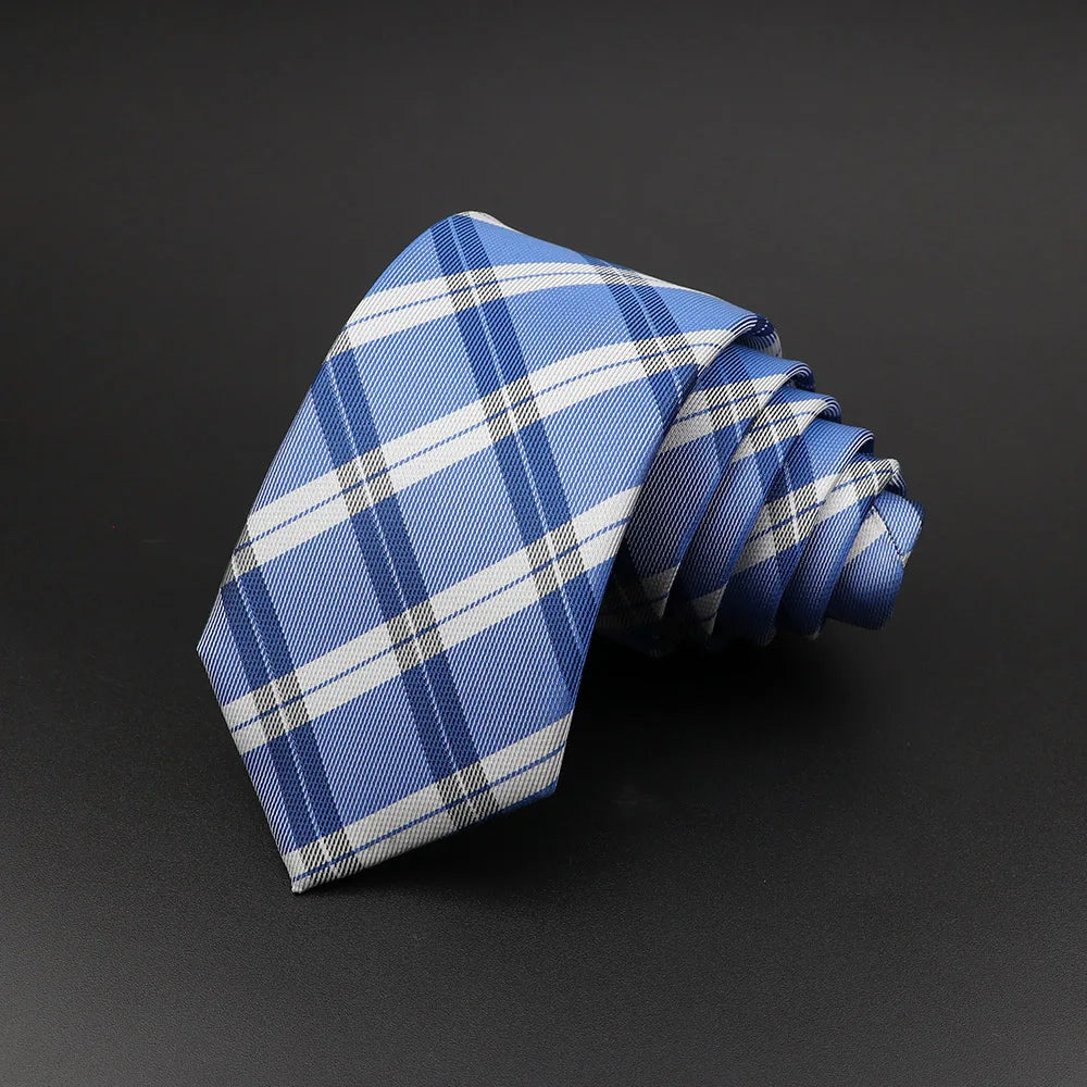 Stylish Jacquard Striped Paisley Necktie for Men