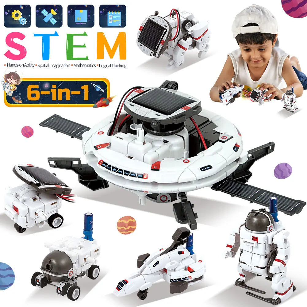 6 In 1 Solar Robot Kits &ndash; Engaging STEM Learning Experience