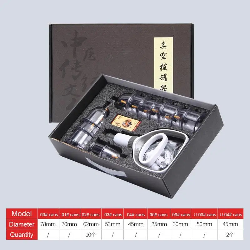 24 Cans Suction Cup Therapy Massager &ndash; Vacuum Cupping 12 Cans