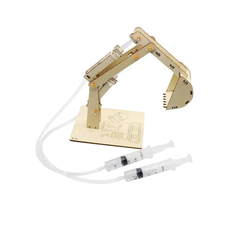 Hydraulic Excavator DIY Student Technology Small Production Science and Education Toy Model Science Experiment Toy by InterCyprus Trading Ltd