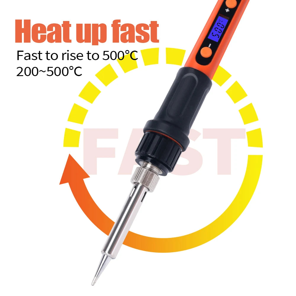 928D-I Digital Soldering Iron Kit &ndash; Temperature Adjustable