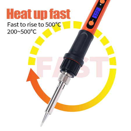 928D-I Digital Soldering Iron Kit &ndash; Temperature Adjustable